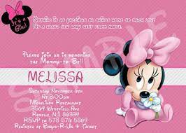 Minnie Mouse Baby Shower Invitation By Eqpartyinvitations On Etsy 12 00 Minnie Mouse Baby Shower Printable Baby Shower Invitations Baby Minnie Mouse