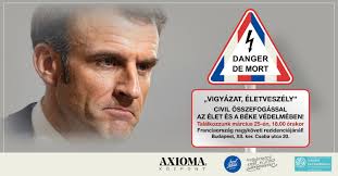 Demonstration against the French president's pro-war and anti-life policy —  Civils Info