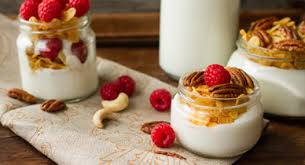 A large bowl of colorful berries served with a cool lemon curd sauce. Diabetes And Yogurt The Do S And Don Ts