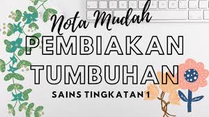 Sains tingkatan 4 【bab 1】. Sains Tingkatan 1 Bab 4 Pembiakan Tumbuhan Youtube