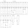 SPIDER GLASS DRAWING IN MAN DOOR FIXING 12MM SAINT-GOBAIN