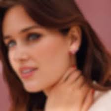 Julie Earrings Gold Scarlet Combo