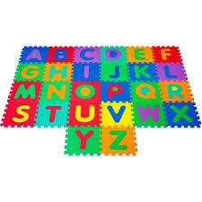 Trademark Games Foam Build Play Alphabet Puzzle Play Mat Walmart Com Kids Foam Floor Foam Tiles Interlocking Foam Tiles