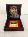 Puja Celebrations Kamakshi Amman Charan Box Decorative Showpiece ...