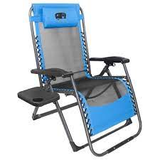 Zero gravity chair in store. Xl Zero Gravity Chair W Side Table Happy Camper Edition Northwoods Wholesale Outlet