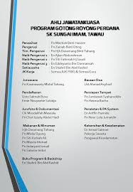 Ketua srs krt taman utama, en. Program Gotong Royong Perdana 2018 Peringkat Sk Sungai Imam Portal Rasmi Sk Sungai Imam