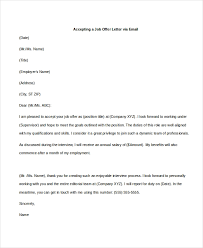You may respond verbally and in writing; Free 8 Sample Job Offer Acceptance Letters In Ms Word Pdf