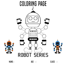 We have the finest coloring pages of the web, so see you soon. Cartoon Vector Illustration Of Cute Robot For Coloring Page Or Book Stock Vector Illustration Of Children Kids 171013500