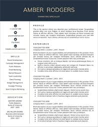 25 Resume Templates For Google Docs Free Download
