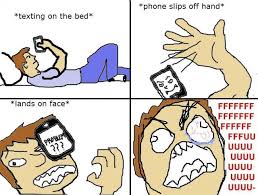 Image 133087 Text In Bed Drop Phone On Face Know Your Meme