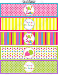 Water Bottles Printable Water Bottle Labels Candyland Party Candyland