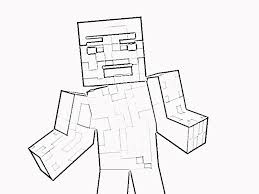 Minecraft steve coloring pages are a fun way for kids of all ages to develop creativity, focus, motor skills and color recognition. Printable Minecraft Steve Coloring Page Coloring Home