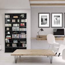 We ve come a long way from black and white tv units to games on demand movies and 3d. Atlantic Elite Media Storage Cabinet New Improved Tower Stores 837 Cds 630 Blu Rays 531 Dvds 624 Ps3 Ps4 Games Or 528 Wii Games With 9 Fixed Shelves Pn In Black Buy Online At