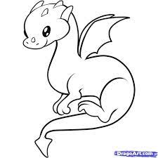 Cute cartoon baby dragon hatching egg stock vector royalty free. How To Draw A Dragon For Kids Step By Step Dragons For Kids For Easy Dragon Drawings Dragon Drawing Dragon Coloring Page
