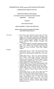 Sebelum saya memberkan contoh sk keuchiekyang dapat anda download dibagian akhir, sedikit saya gambarkan tata naskah surat keputusan /sk keuchieksesuai. Contoh Surat Keputusan Kepala Desa Download Contoh Surat Lengkap