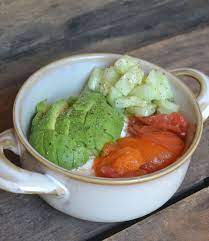 Avocado Cottage Cheese Snack Recipe Food Recipes Healthy