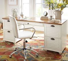 Whitney Rectangular Desk Desks For Small Spaces Office Furniture Modern Desk With Drawers