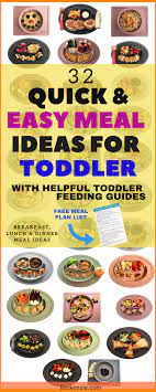 Toddler Meal Ideas Easy Meals Dinner Recipes Easy Family Healthy Toddler Meals