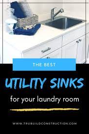 An easy tutorial for how to build a simple, wooden diy laundry room counter with a ledge to add storage and function to your how to diy a floating laundry room countertop. The Best Utility Sinks For Your Laundry Room Trubuild Construction
