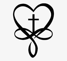 Heart Cross And Infinity Symbols Jh Infinity Heart Cross Svg Free Transparent Png Download Pngkey