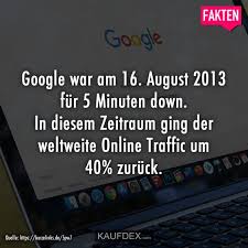 Der vorläufer backrub, der von larry page und sergey brin an der stanford university entwickelt wurde, begann mit dem echtbetrieb im jahr 1996, seit 15. Google War Am 16 August 2013 Fur 5 Minuten Kaufdex Spassfakten Unnutzes Wissen Unnutze Fakten