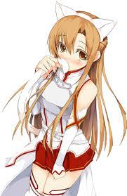 Maybe you would like to learn more about one of these? Download Asuna Yuuki Neko Render By Aquaticaeria D5h1ell Asuna Sao Png Image With No Background Pngkey Com