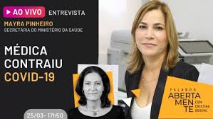 Mayra pinheiro ретвитнул(а) associação médica brasileira. Mayra Pinheiro Secretaria Do Ministerio Da Saude Contraiu Covid