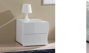 Votre nouvelle table de chevet pas cher en exclusivité chez home24.be. Table De Chevet Design Coloris Blanc Laque Swell