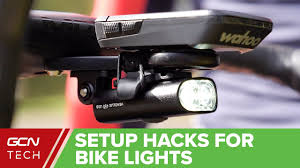 Bike Light Set Up Hacks How To Mount Bicycle Lights Youtube