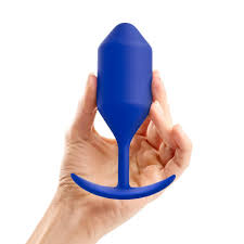 Kolík anální b-Vibe Snug Plug 4 modrý > Anální pomůcky | FLAGRANTI