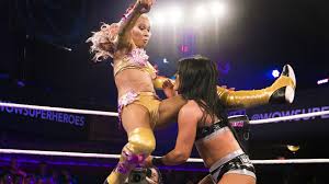 Charlotte then sets nikki up top before nikki fights her off and hits a tornado ddt before going up top and hitting a diving cross body that charlotte rolls through for the pin and the win. Csonka S Wow Women Of Wrestling Review 10 12 19 411mania