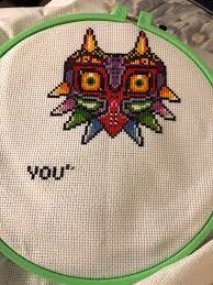 Free wedding cross stitch chart. The Legend Of Zelda Cross Stitch Pattern I Found A Zora Craft Supplies Tools Kits How To Kromasol Com