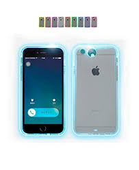 Nanmate Iphone 8 7 Plus Case Creative Led Light Up Incoming Call Flash Cover Anti Scratch Clear Back Case For Iphone 7 8 Plus Iphone 7 8 Plus 5 5 Inch Wantitall