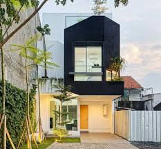 Konsep rumah modern bisa digunakan dalam model yang satu ini. Gambar Denah Rumah 2 Lantai Lengkap Dengan Tampak