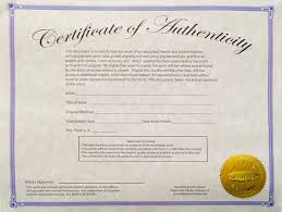 Fresh & professional templates find fresh and professional templates in various formats (pdf, word and jpg) that can be adjusted according to your needs. Certificates Of Authenticity Digital Arts Studio