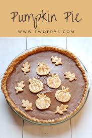 Check spelling or type a new query. Two Frys Pumpkin Pie
