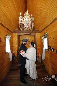 Inside Of The Little Log Wedding Chapel At Elope Niagara Niagara Falls Wedding Chapel Wedding Niagara Wedding