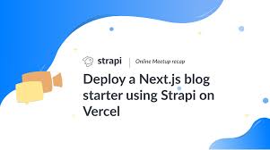 It means you don't have to spend time configuring the server manually. Deploy A Next Js Blog Using Strapi On Vercel Online Meetup Recap 4