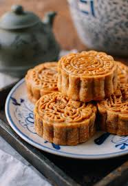 Image result for Moon Cake With Pork Lard Nuts