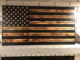 Maybe you would like to learn more about one of these? Rustic American Wooden Flag Charred Black Stripes Old Glory Rustic Sign Co