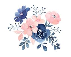 A peek into the studio, floral watercolor pattern, surface pattern design, watercolor floral pattern, pink peony, white rose, red tulip, anemone i've made friends with my local florist, ordered bouquets for myself when i know select varieties are in stock and most recently attended the. Blush Navy Flowers Nine Designs Floral Topper Border And Templates Blue And Pink Flowers Wedding Invitation Baby Shower Watercolor Flowers Paintings Flower Drawing Floral Watercolor
