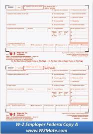 Download W 2 Form W 2 Employer Federal Copy A W2 Forms Printable Job Applications Employment Application