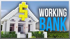 Working Redstone Bank In Minecraft In 2020 Minecraft Shops Minecraft Projects Minecraft