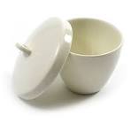 Porcelain Crucible with Lid, Tall Form, 50mL, PK/10