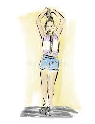 La fille à la mode png et psd gratuits. Style De Mode De Fille De Dessin Vecteur Illustration De Vecteur Illustration Du Fashionable Peint 59535865