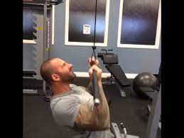 The reverse grip pulldown exercise targets the latissimus dorsi (broadest muscle of the back). Jim S 15 Second Tip Reverse Grip Pulldown Youtube