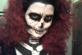 Red Death Costume Halloween Face and Body Tutorial