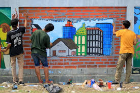 Check spelling or type a new query. Lukisan Mural Memperindah Dinding Taman Pramuka Pulau Belibis Solok Antara Sumbar