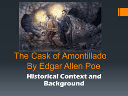 A cellar or vault or underground burial chamber. Vocabulary And Language For The Cask Of The