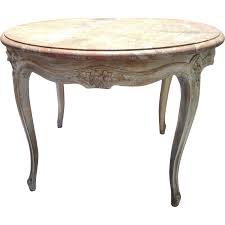 Vintage Round French Carved Coffee Table Cocktail Table W Marble Top Lxv Style Coffee Table Carved Round Table Marble Top Coffee Table